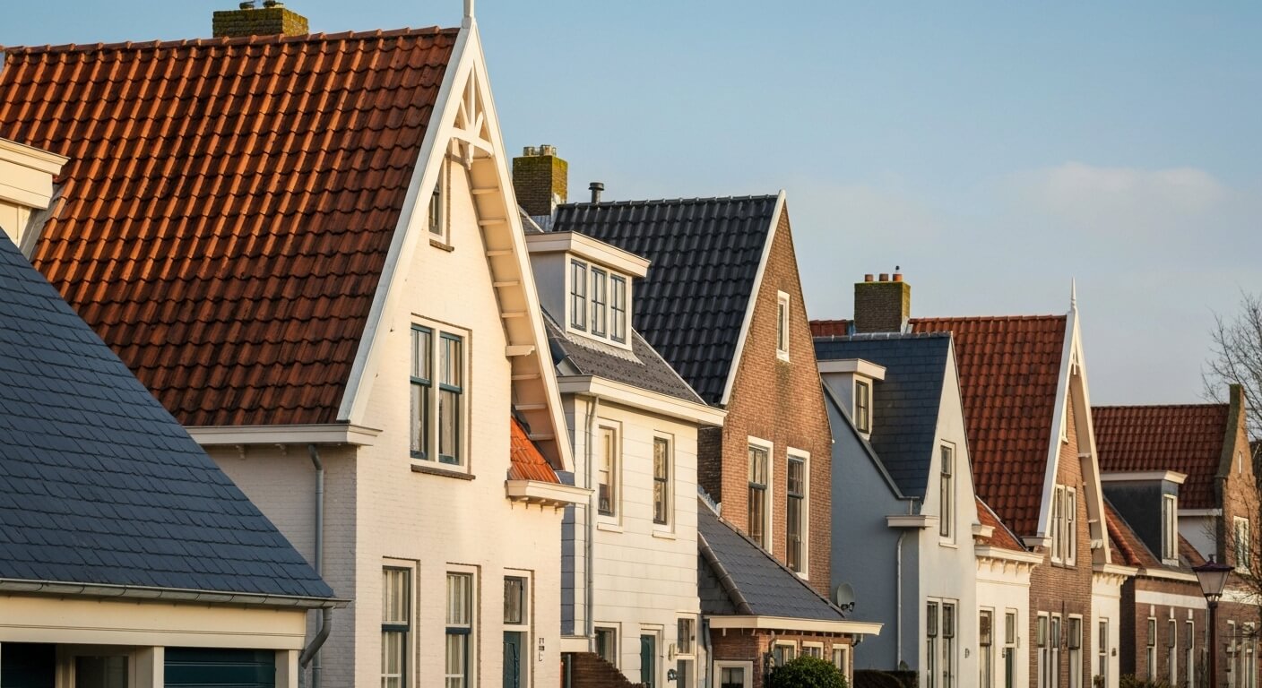 Dakraam installatie in schuin dak